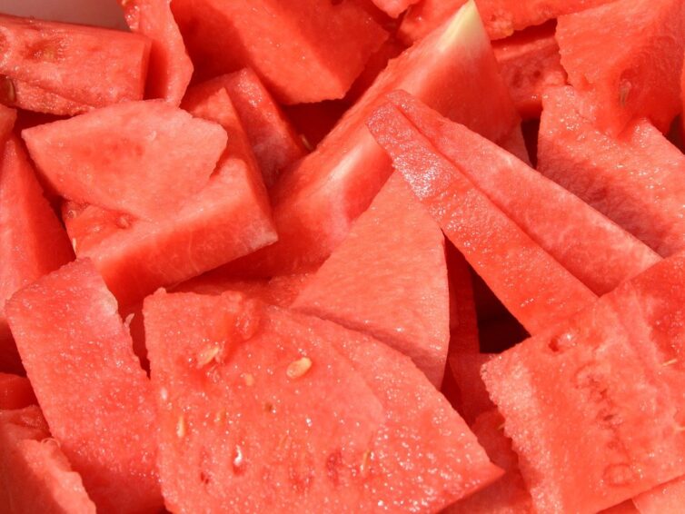 I carried a water melon!